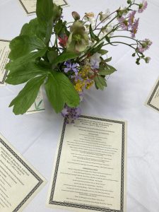 Honors Day programs on a table